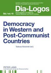 bokomslag Democracy in Western and Postcommunist Countries