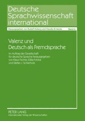 bokomslag Valenz Und Deutsch ALS Fremdsprache