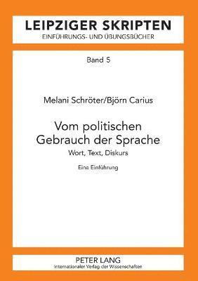 bokomslag Vom politischen Gebrauch der Sprache