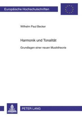 bokomslag Harmonik Und Tonalitaet
