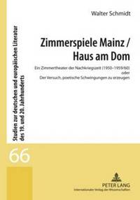 bokomslag Zimmerspiele Mainz / Haus Am Dom