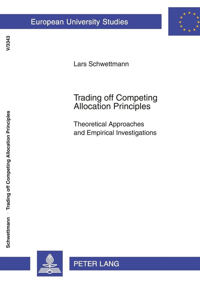 Trading off Competing Allocation Principles 1