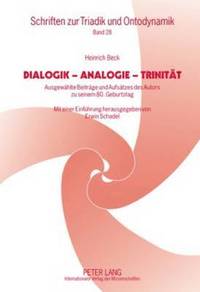 bokomslag Dialogik - Analogie - Trinitaet