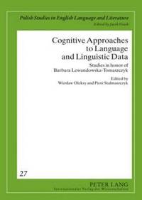 bokomslag Cognitive Approaches to Language and Linguistic Data