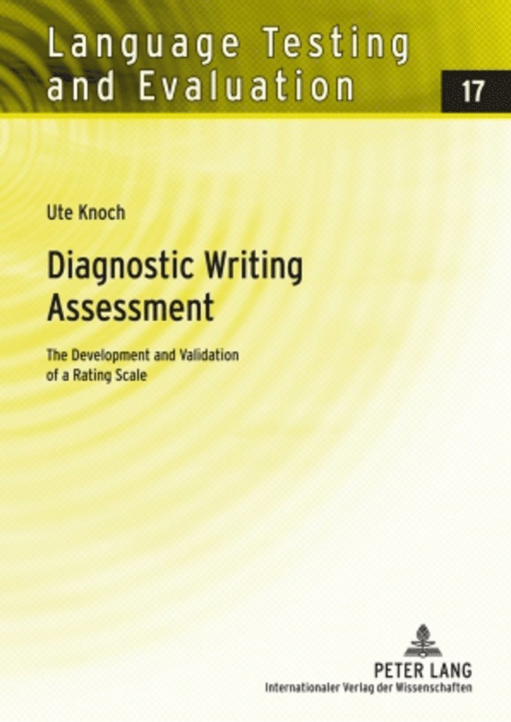 Ute Knoch - Diagnostic Writing Assessment, Inbunden
