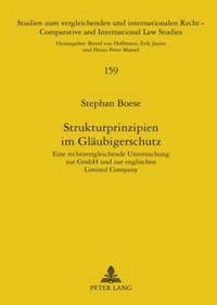 bokomslag Strukturprinzipien Im Glaeubigerschutz