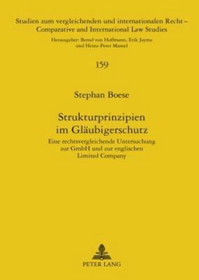 bokomslag Strukturprinzipien Im Glaeubigerschutz