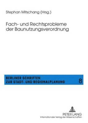 bokomslag Fach- Und Rechtsprobleme Der Baunutzungsverordnung