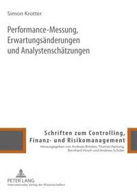 bokomslag Performance-Messung, Erwartungsaenderungen Und Analystenschaetzungen
