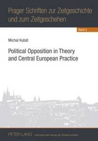 bokomslag Political Opposition in Theory and Central European Practice