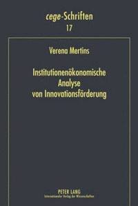 bokomslag Institutionenoekonomische Analyse Von Innovationsfoerderung