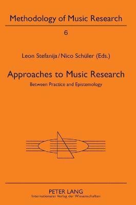 bokomslag Approaches to Music Research