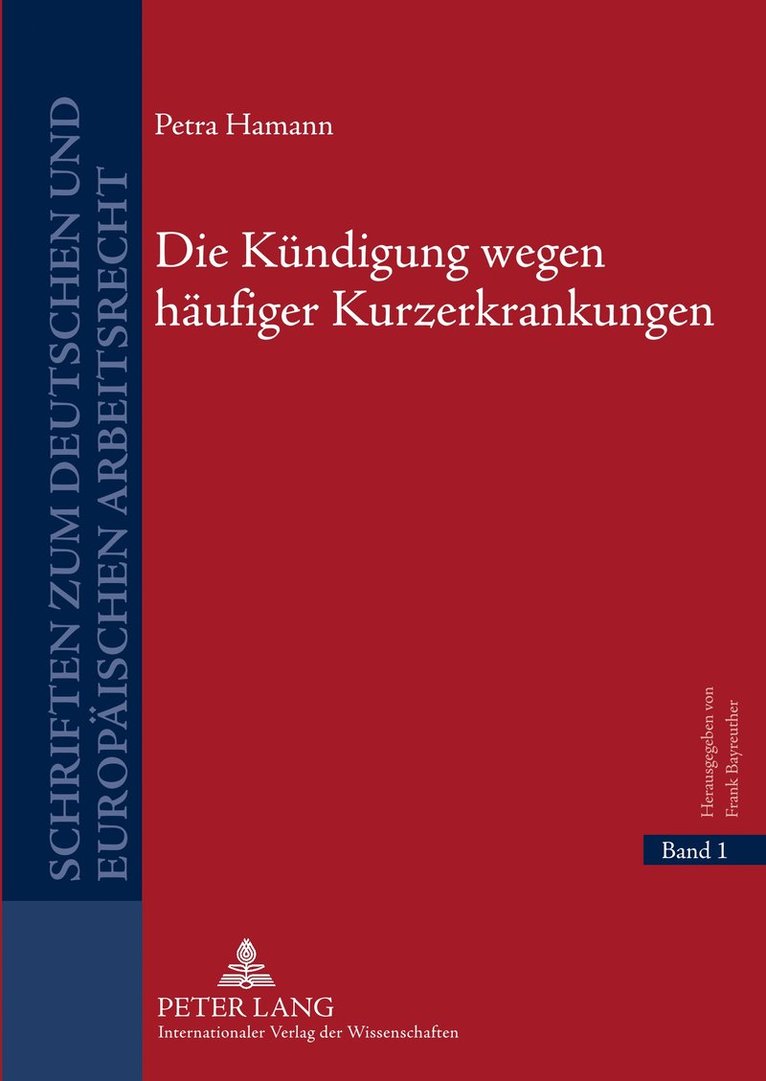 Die Kuendigung Wegen Haeufiger Kurzerkrankungen