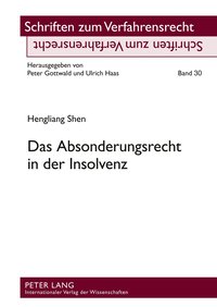 bokomslag Das Absonderungsrecht in Der Insolvenz