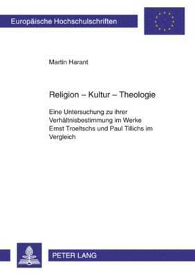 Martin Harant - Religion - Kultur - Theologie, Häftad