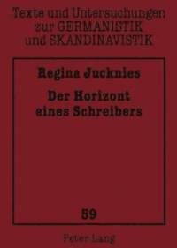 bokomslag Der Horizont Eines Schreibers
