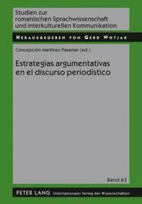 bokomslag Estrategias Argumentativas En El Discurso Periodstico