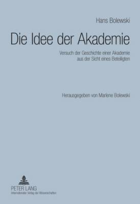 Die Idee Der Akademie 1