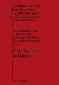 bokomslag Code Switching in Malaysia