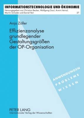 Anja Zöller, Armin Heinzl - Effizienzanalyse Grundlegender Gestaltungsgroeßen Der Op-Organisation, Inbunden