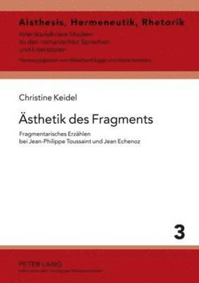 Aesthetik Des Fragments 1