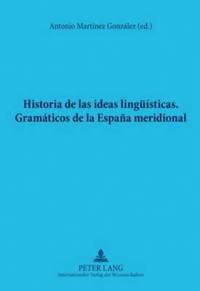 bokomslag Historia de Las Ideas Linguesticas