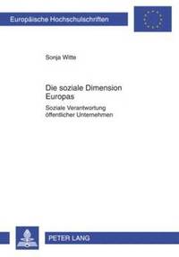 bokomslag Die Soziale Dimension Europas