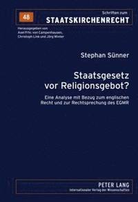 bokomslag Staatsgesetz VOR Religionsgebot?