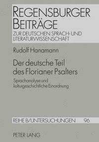 bokomslag Der Deutsche Teil Des Florianer Psalters