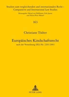 Europaeisches Kindschaftsrecht 1