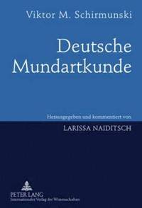 bokomslag Deutsche Mundartkunde