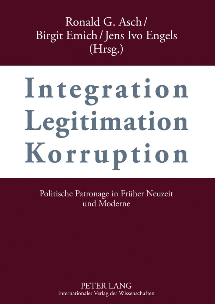 Integration – Legitimation – Korruption- Integration – Legitimation – Corruption