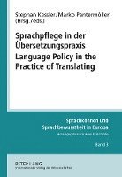 bokomslag Sprachpflege in der Uebersetzungspraxis- Language Policy in the Practice of Translating