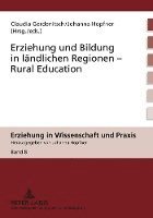 bokomslag Erziehung und Bildung in laendlichen Regionen- Rural Education