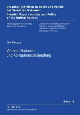 bokomslag Vereinte Nationen Und Korruptionsbekaempfung