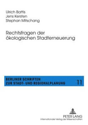 bokomslag Rechtsfragen Der Oekologischen Stadterneuerung