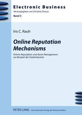 Online Reputation Mechanisms 1