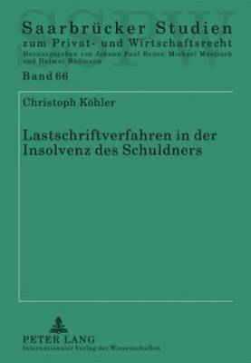 Lastschriftverfahren in Der Insolvenz Des Schuldners 1