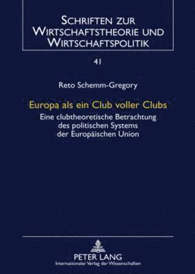 bokomslag Europa ALS Ein Club Voller Clubs