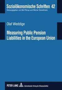 bokomslag Measuring Public Pension Liabilities in the European Union