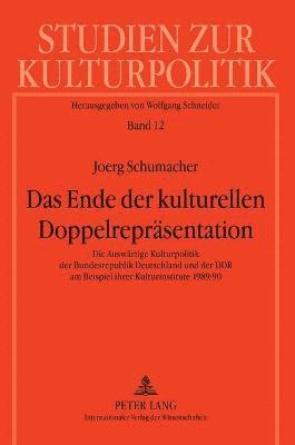 bokomslag Das Ende der kulturellen Doppelrepraesentation