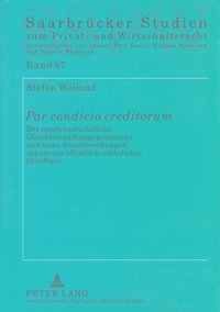 bokomslag Par Condicio Creditorum