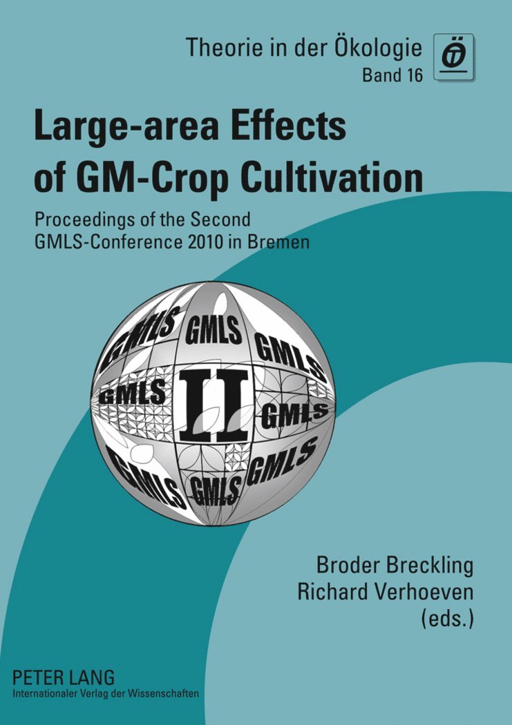 Broder Breckling, Richard Verhoeven - Large-area Effects of GM-Crop Cultivation, Häftad