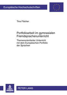 bokomslag Portfolioarbeit Im Gymnasialen Fremdsprachenunterricht