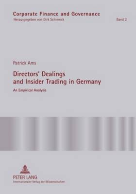 bokomslag Directors' Dealings and Insider Trading in Germany