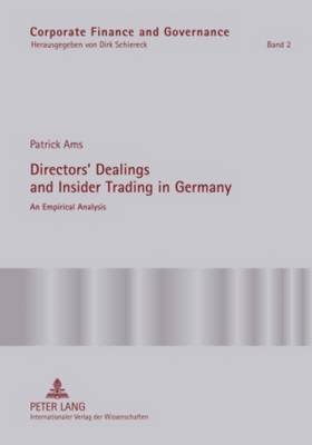 Directors Dealings and Insider Trading in Germany 1