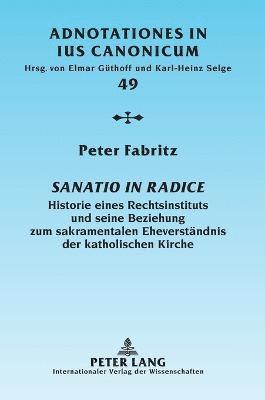Peter Fabritz - Sanatio in radice, Inbunden