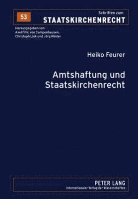 Amtshaftung Und Staatskirchenrecht 1