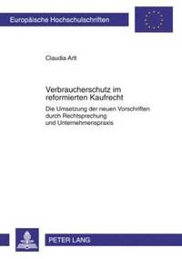 bokomslag Verbraucherschutz Im Reformierten Kaufrecht