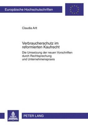 bokomslag Verbraucherschutz Im Reformierten Kaufrecht